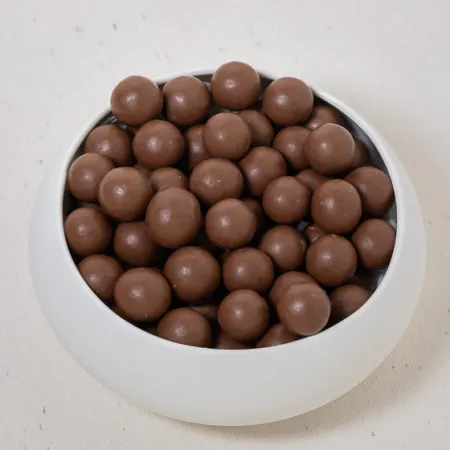 NOISETTES ENROBEES CHOCOLAT AU LAIT BIO