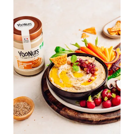 PUREE 100% SESAME TOASTE TAHIN -300 GR