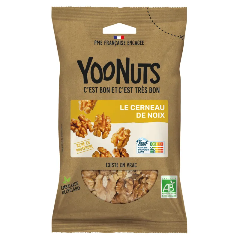 Cerneaux de noix bio en sachet - Acheter en ligne