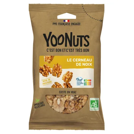 Cerneaux de noix bio en sachet - Acheter en ligne