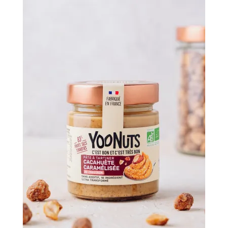 Pâte à tartiner Cacahuète caramélisée - 200 gr