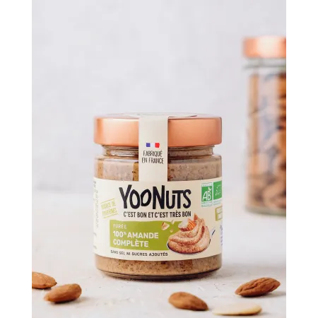 Purée 100% Amande complète - 200 gr