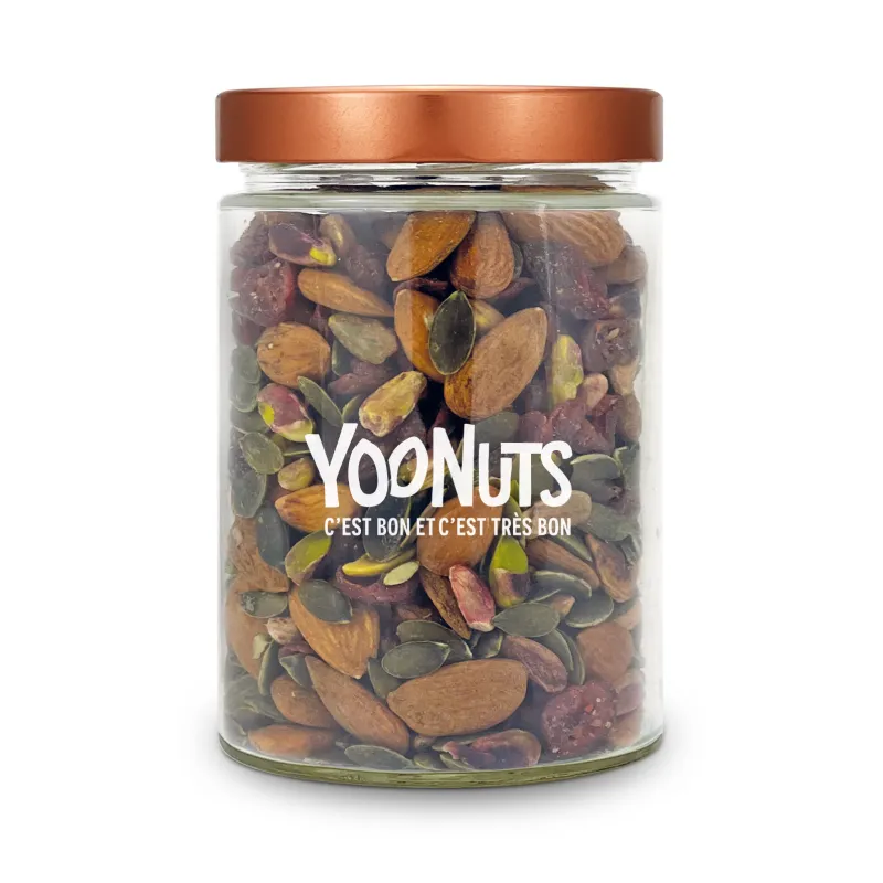 Bocal en verre 580ml + couvercle