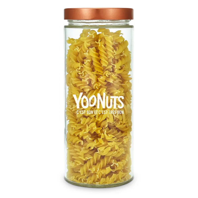 Bocal en verre 1062ml + couvercle