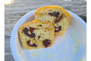 Muffins aux cranberries et à l'orange