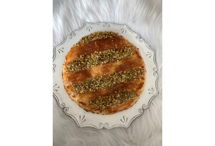 Galette à la frangipane et aux éclats de pistache JusteBio