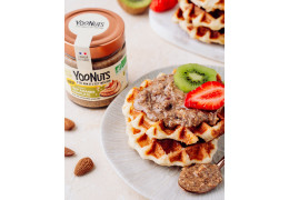 Gaufres moelleuses & amande crunchy